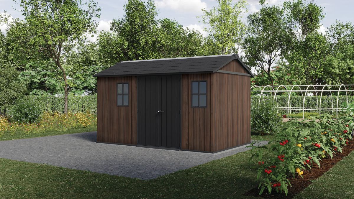 Signature Apex Shed 13x7.5ft - Rosewood