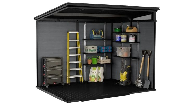 Abri de jardin Signature 97 - 6m2 - Marron aspect Douglas