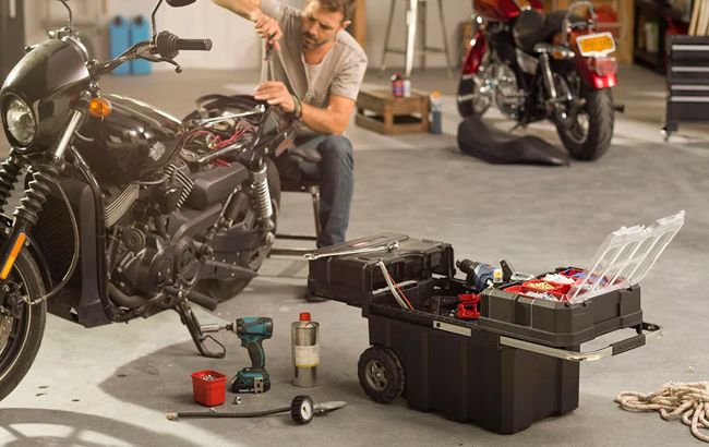 Acheter la boîte à outils roulante Stack & Roll noire – Keter Canada