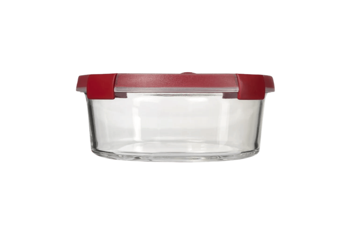 Smart Cook Vershoudsdoos 1,2L - Transparant/Rood