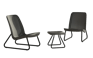 Rio Patio Set - 3-delig - Antraciet