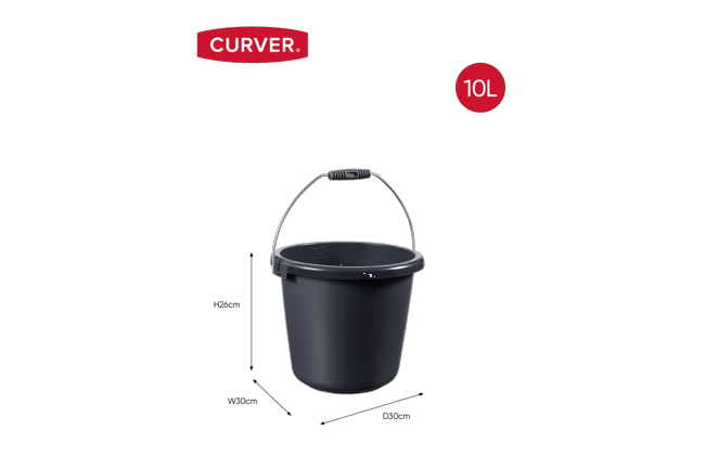 Emmer 10L - Antraciet