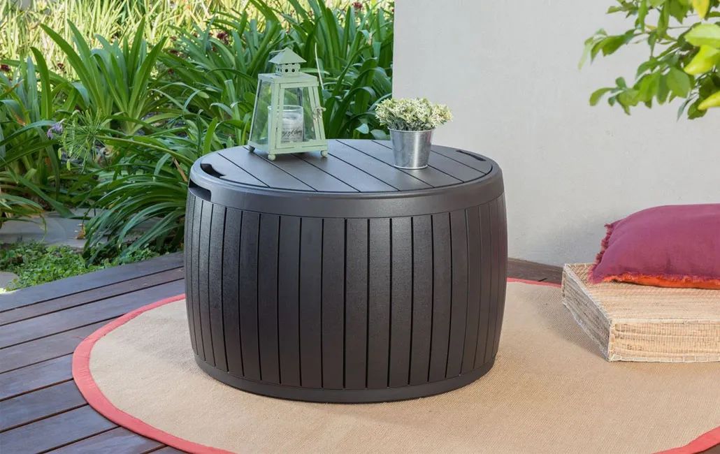 Circa 37 Gallon Deck Box with Seat - Brown - Keter Canada