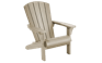 Troy Adirondack Tuinstoel - 81x80x96,5cm - Taupe