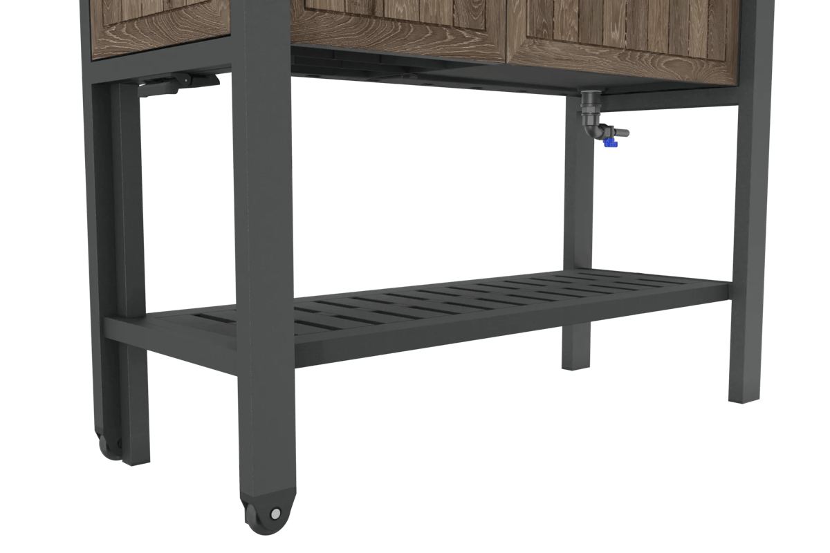 Hosting Party Tafel - 112x43x90 cm - Walnut