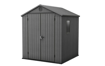 Darwin 6x6 Storage Shed - Grey - Large Sheds
