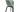 Noa Kuipstoel - 2 stuks - 56,5x55x80cm - Vintage groen