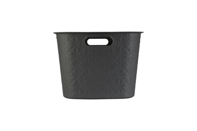 סל כביסה סופטקס 45 ליטר - אפור