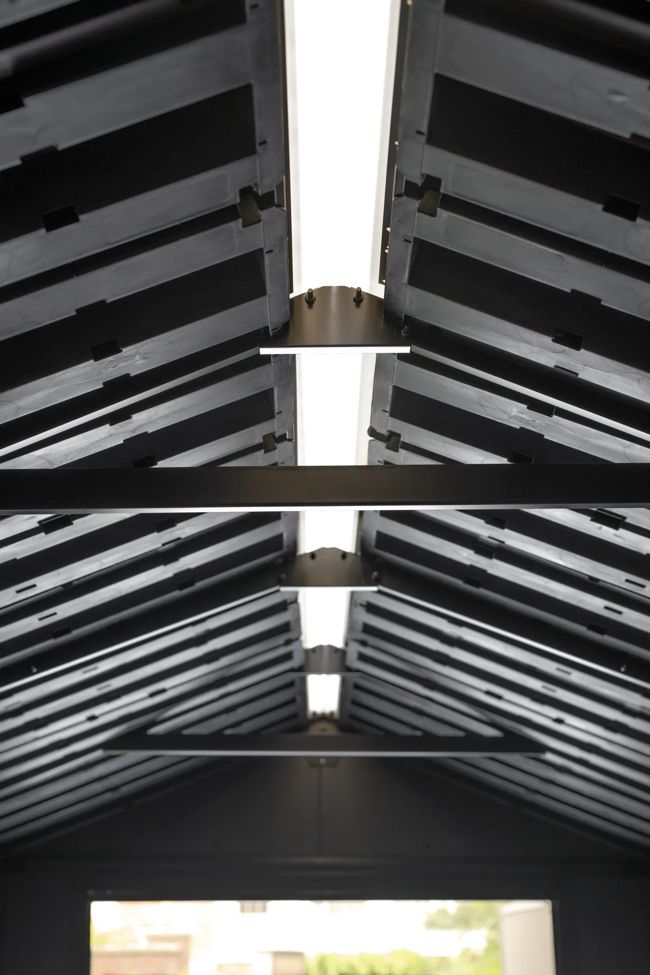 Newton Plus 7515 Tuinhuis - 230x476x246cm - Grijs