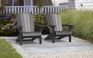 Alpine Adirondack Chair Set  - Grey
