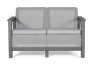 Scandi Linea 2-zits Loungebank  - Lichtgrijs