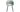 Noa Kuipstoel - 2 stuks - 56,5x55x80cm - Vintage groen