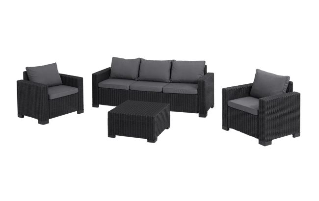 California 5 seater Lounge set - Grey