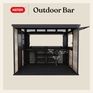 Signature Outdoor Garden Bar - Walnut Brown