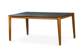 שולחן אוכל ספיר - שחור - שולחנות לגינה