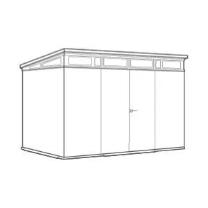 Gray Signature 11x7 Large Storage Shed - Keter US