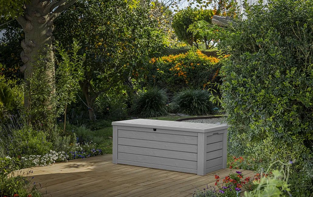 150 Gallon Outdoor Storage Box Westwood Light Gray - Keter US