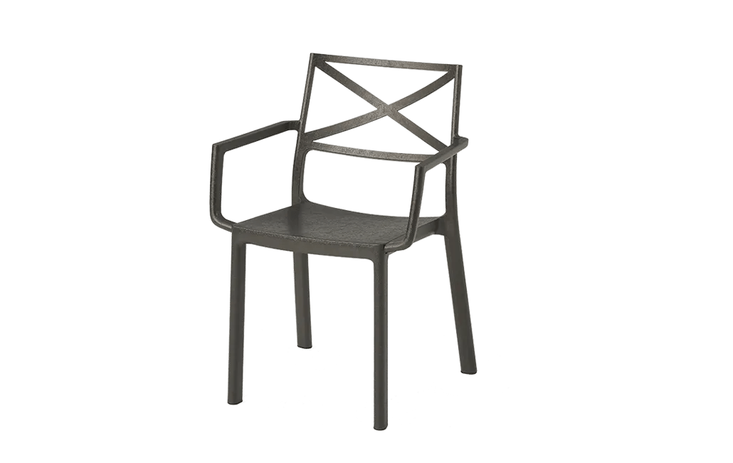Pack de 4 sillas de exterior Metalix