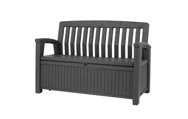 Banc de jardin Patio avec coffre 227L - Anthracite