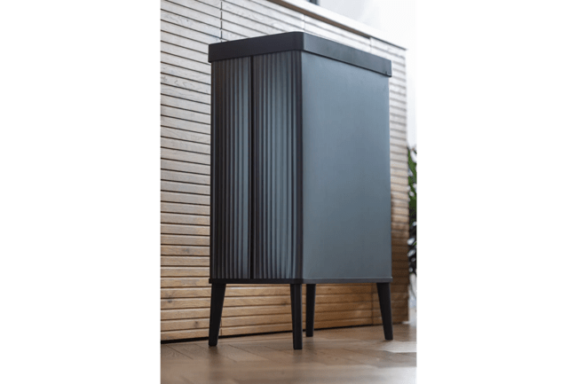 פח ורטו גבוה 54 ליטר - כחול פנינה