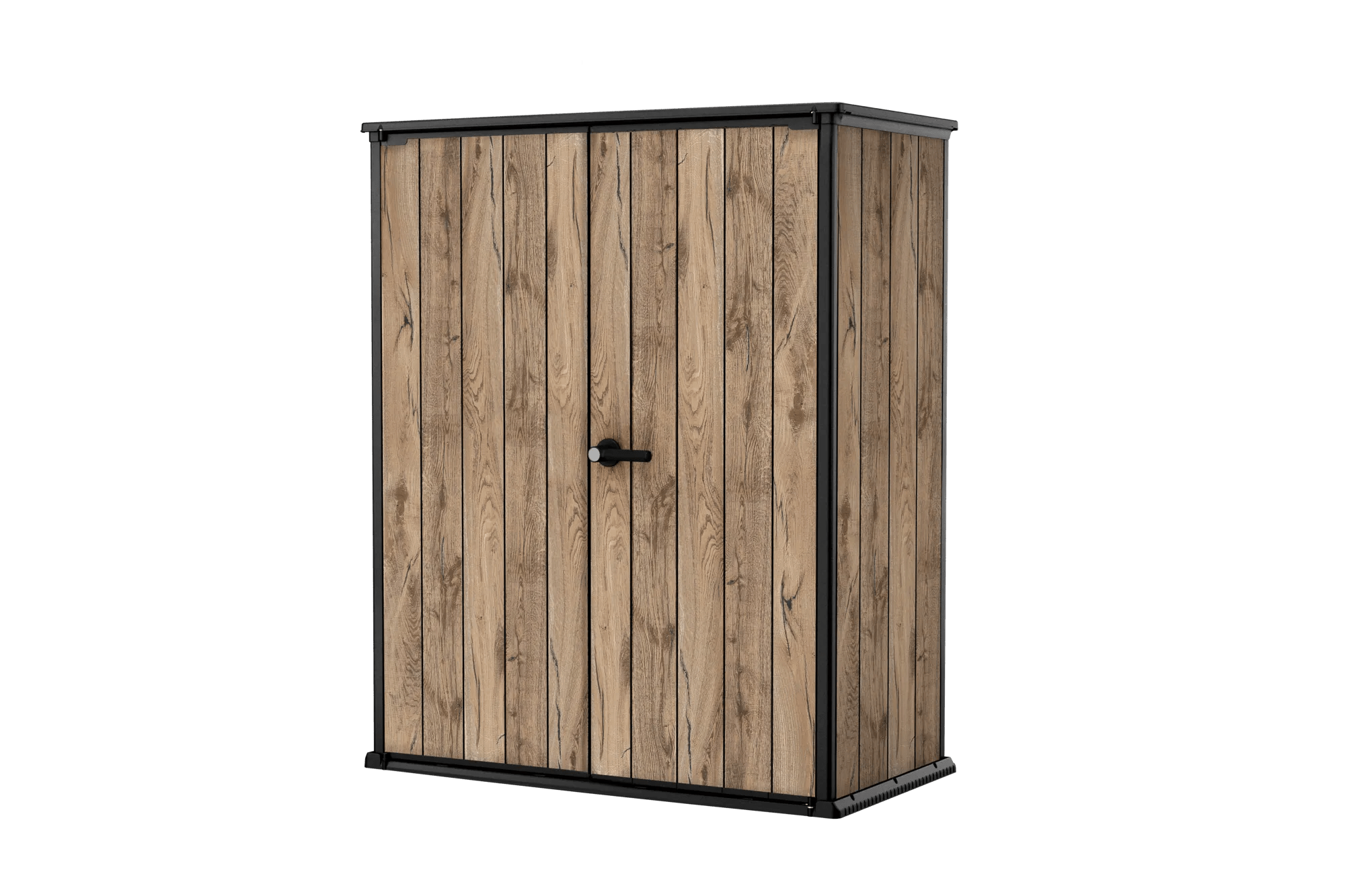 Armoire de jardin High Store+ 1400L - 140x74x170cm  - Marron aspect Douglas