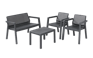 Emily 4 Seater Lounge Set - Grey