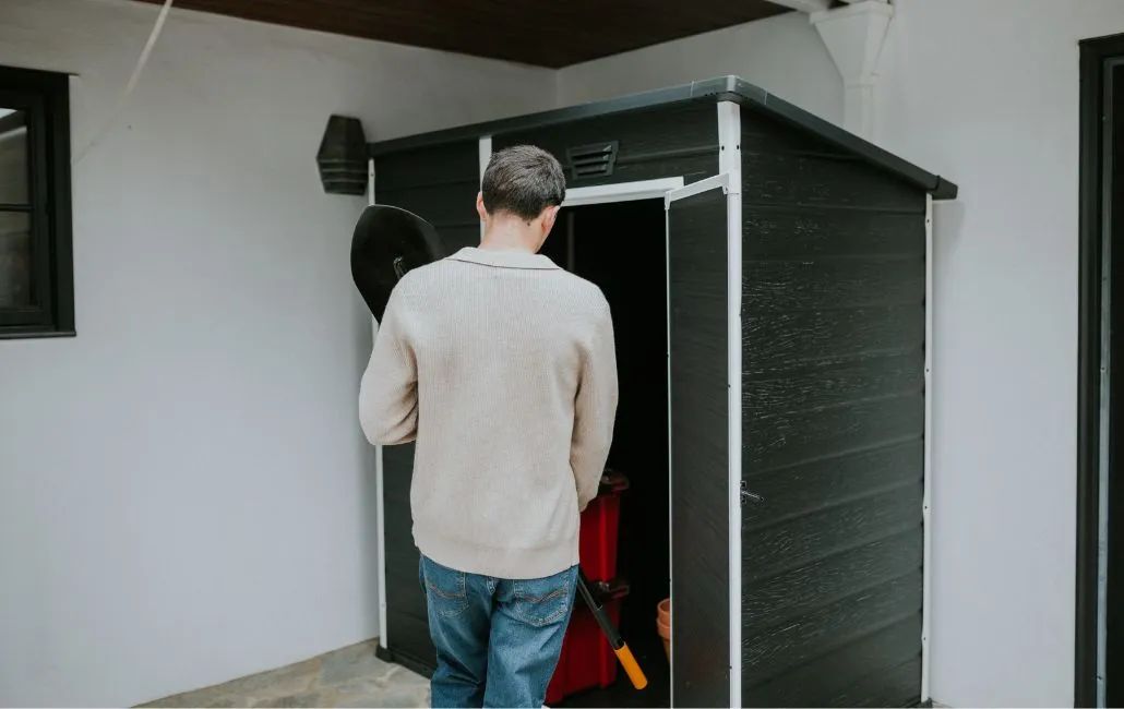 Essential Storage Shed - 6x4 Storage Shed Black - Keter Canada