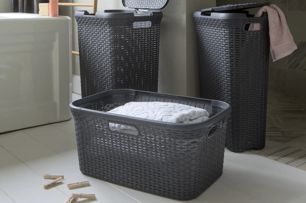 Style Wasmand 45L - Antraciet - Wasmanden