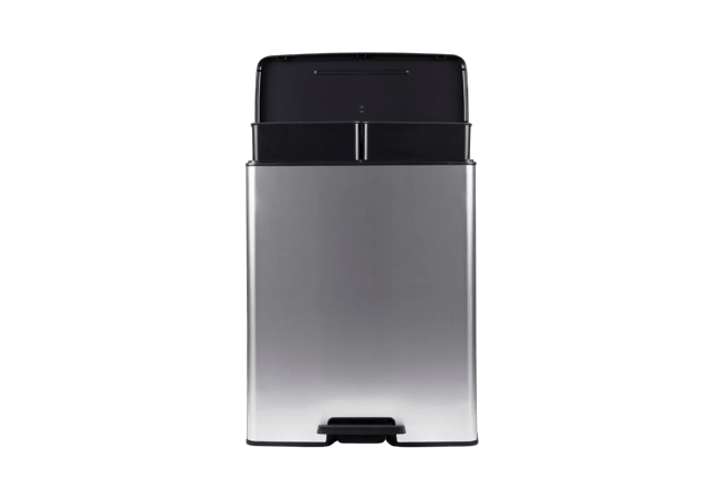 Decobin Duo Prullenbak 26L+26L - Zilver