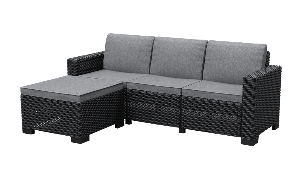 California 3 Seater Chaise Longue Mini