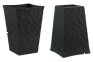 Reversible Stone Planters Set of Two Graphite - Keter US
