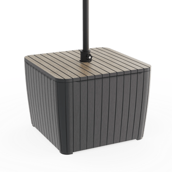 Signature Luzon Parasol Table - Ashwood Brown - Side Tables