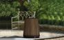 Self Watering Rosewood Brown Conical Planter - Keter US