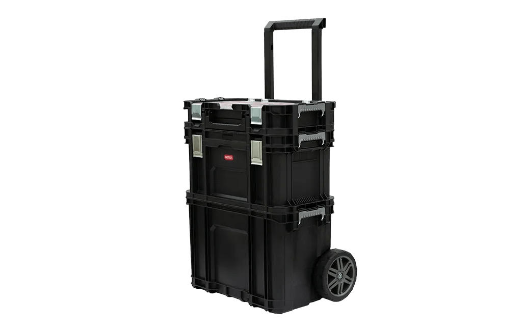 Carro vertical 3 niveles - Connect Rolling System - Negro