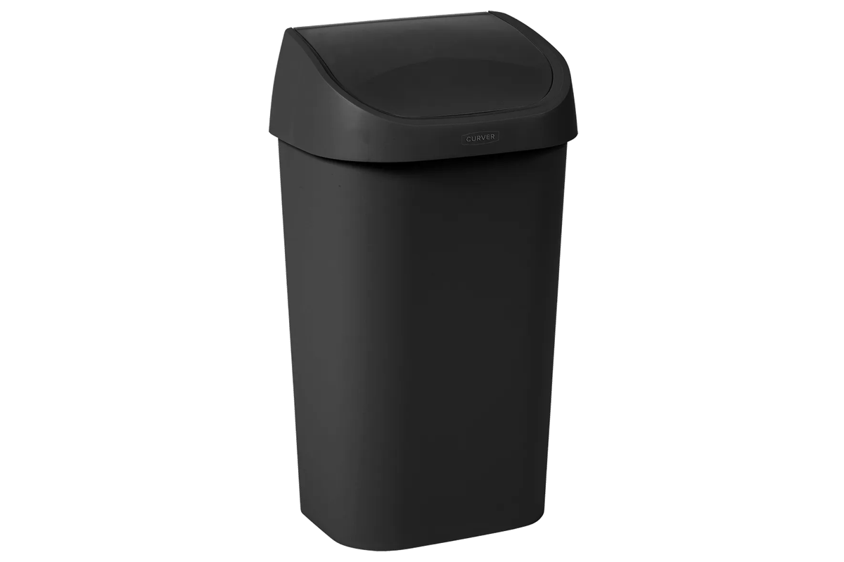 Mistral Swing Afvalbak 50L - Zwart