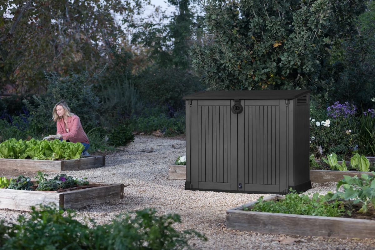 Store It Out Midi 4.3' x2.3' Foot Shed - Graphite - Keter US