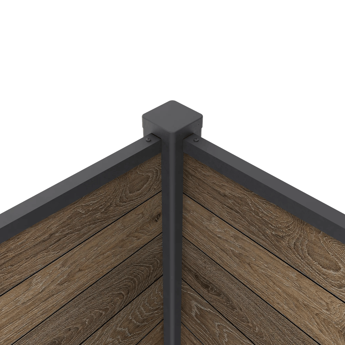 180cm Aluminium Fence Post
 - Graphite