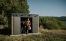 Signature Walnut Brown Large Storage Shed - 11x7 Shed - Keter US