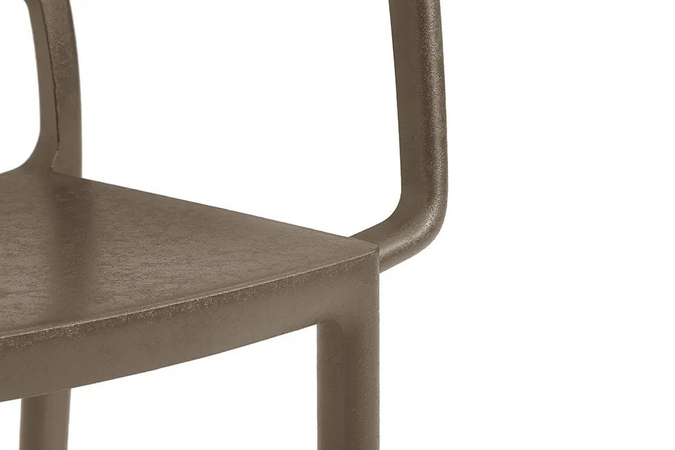 Metaline Chair, Set of 4 - Cappuccino