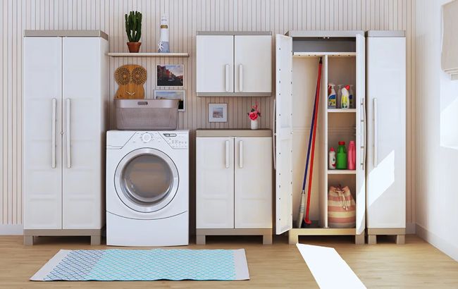 Armario alto de resina Excellence - 182x45x65 cm. - 