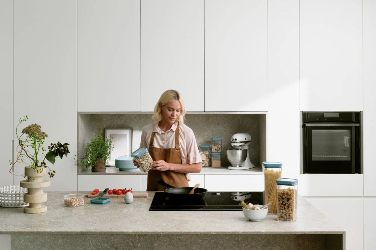 Kara Voorraadbussen Set - Blauw