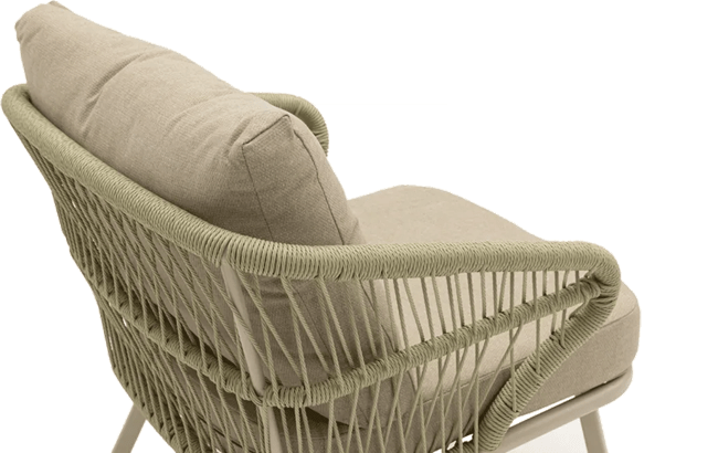 סט מערכת ישיבה זנזיבר אלומיניום  - בז