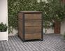 Hide Away 96 Gallon Single Trash Can Shed - Brown - Keter US