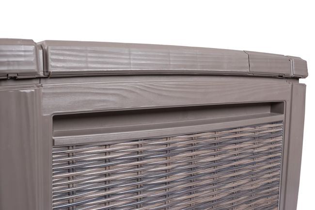 Signature 135 Gallon Deck Box - Mist Grey