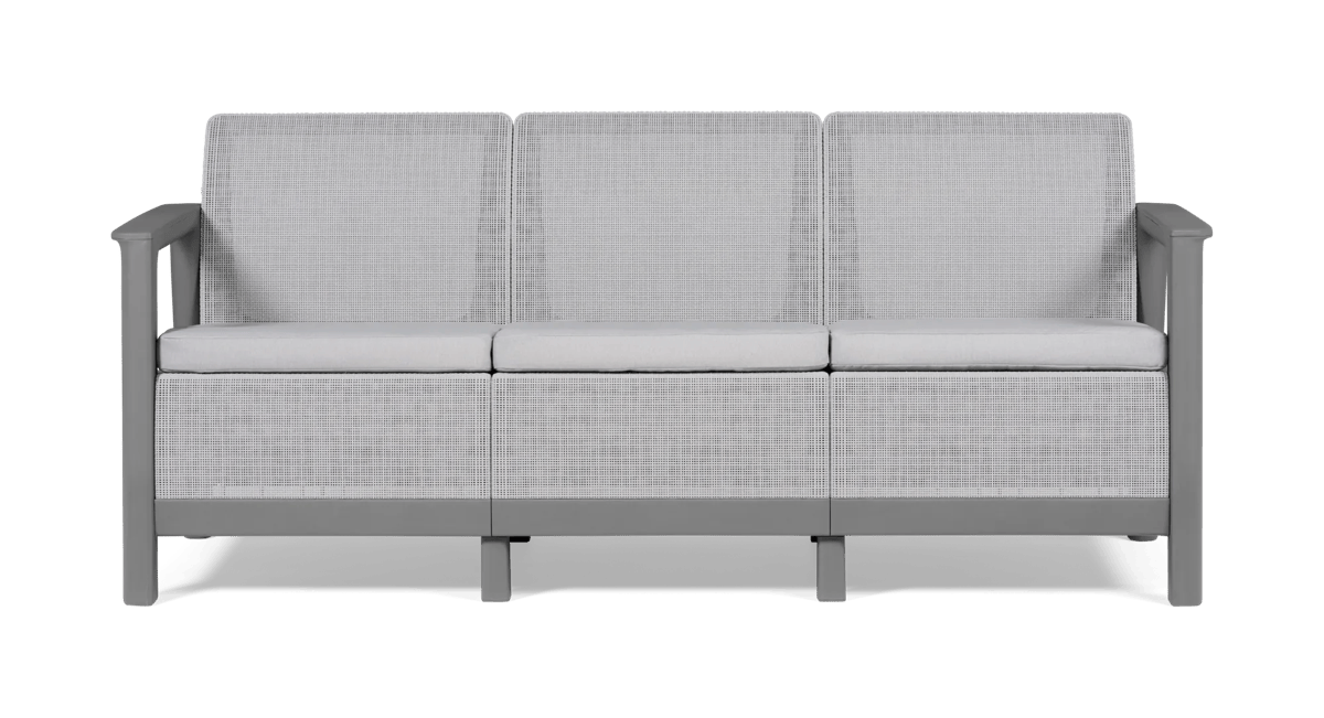 Scandi Linea 3-zits Loungebank - Lichtgrijs