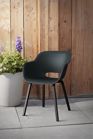 Signature Porto tafel 160cm + 4x Noa stoelen - Graphite -