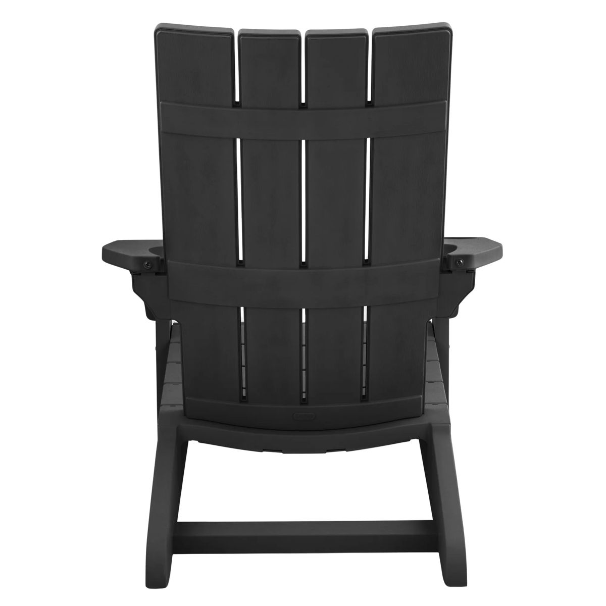 Chaise Adirondack moderne avec porte-gobelet Noire – Keter Canada