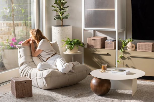 Kaya Opbergmand 20L - Warm Taupe - Opbergen