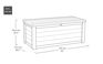 150 Gallon Outdoor Storage Box Westwood Taupe - Keter US