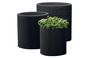 Cylinder Rattan Resin Planters (Set of 3) - Keter US